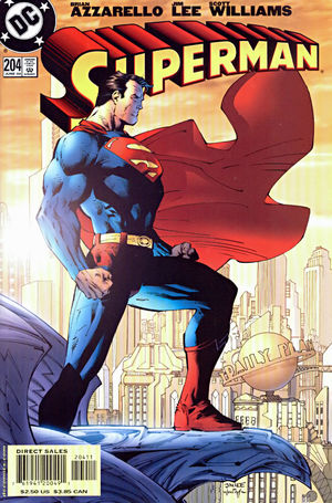 Superman, dessiné par Jim Lee