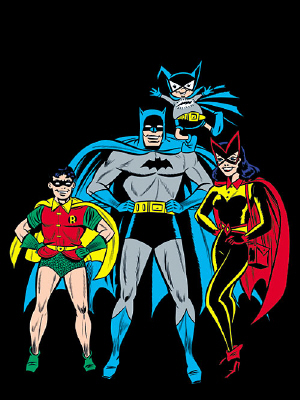 Robin, Batman, Bat-Mite et Batwoman