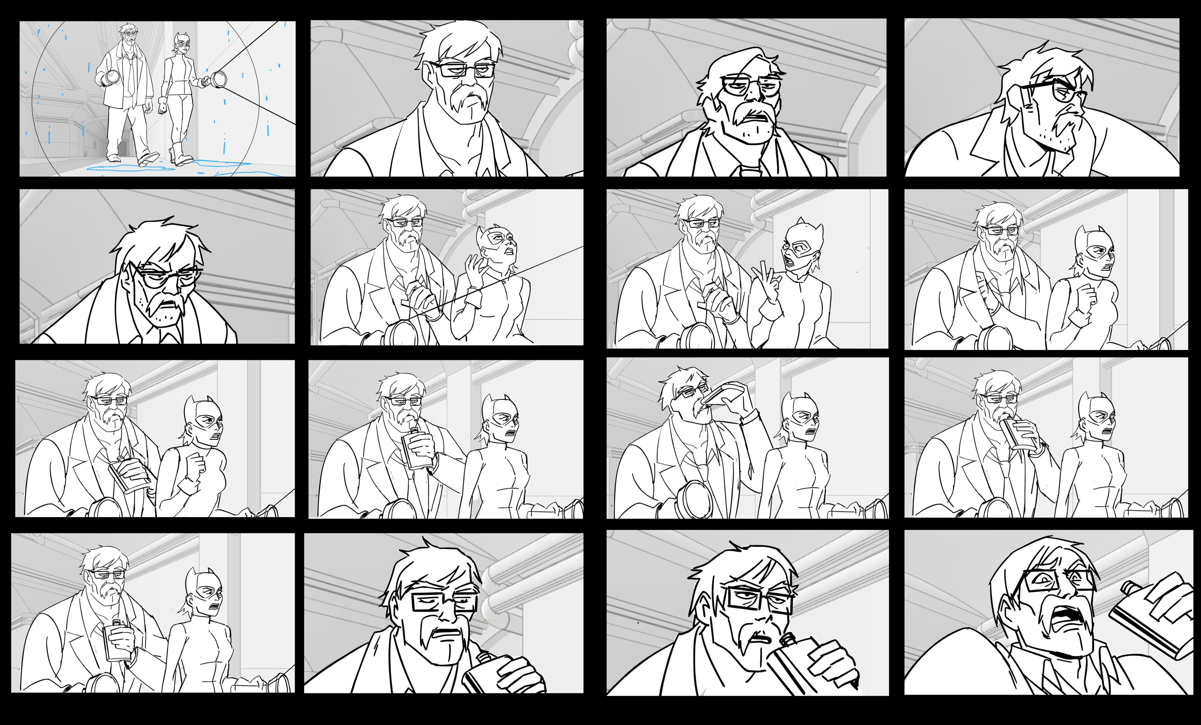 Image:20 HQ Batgirl & Gordon 1 storyboard.jpg