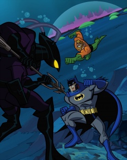 Black Manta contre Aquaman et Batman